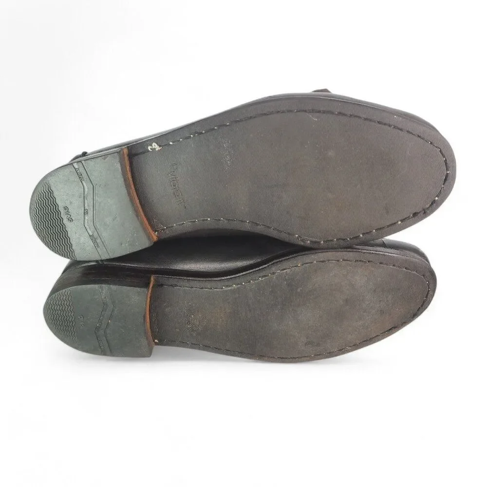 Allen Edmonds Woodstock Kiltie Leather Loafers Black Brown 47212 Men's 10E‎